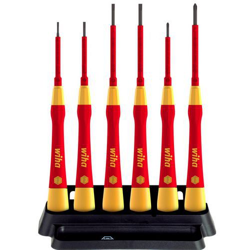 Jeu De 6 Tournevis De Précision Picofinish Electric Fente Phillips