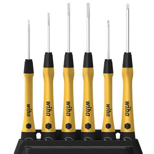 Jeu De 6 Tournevis De Précision Picofinish Esd Fente Phillips