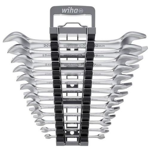 Jeu De 12 Clés à Fourche Avec Support De Rangement