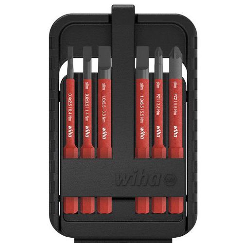 Jeu De 7 Embouts Slimbit Electric Fente Et Pozidriv