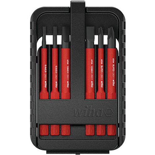 Jeu De 6 Embouts Slimbit Electric Fente Et Bornier Pozidriv