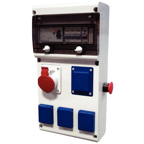 Coffret De Chantier Ip44 5 Prises 16 A