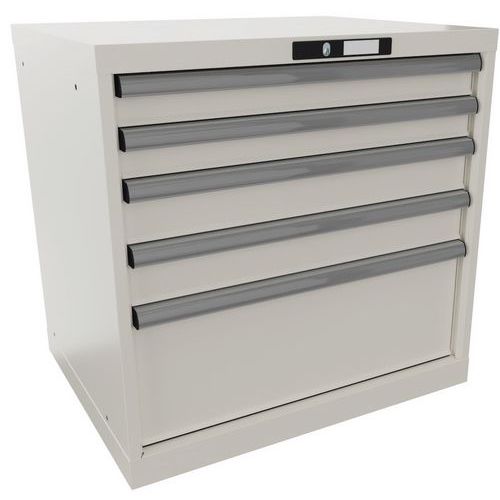 Armoire Blanc Pur 717x572x700 Avec 5 Tir. 75kg _ 78.560.110