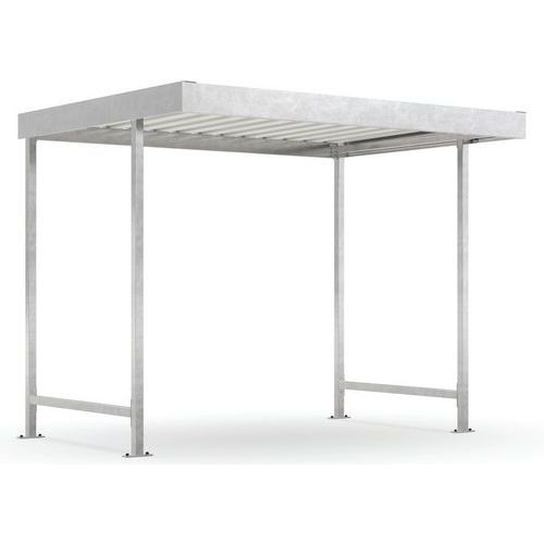 Abri Cycle Galvanisé - Leipzig L12 Module Simple