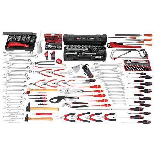 Composition d'outils pour la mécanique générale - 149 pcs à prix mini - KS  TOOLS Réf.911.0149