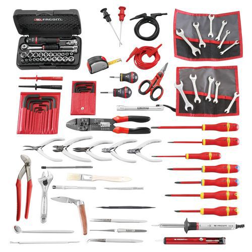 Facom 1 Sélection Électronique De 99 Outils Métriques Et En Pouces