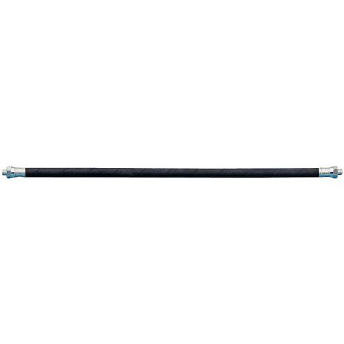 Umeta - Flexible de graissage 300mm - Agrafe hydraulique 4 mors - Pression 1000 bar