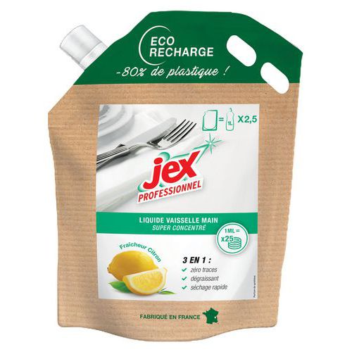 Ecorecharge Liquide Vaisselle Citron - 750 Ml - Jex