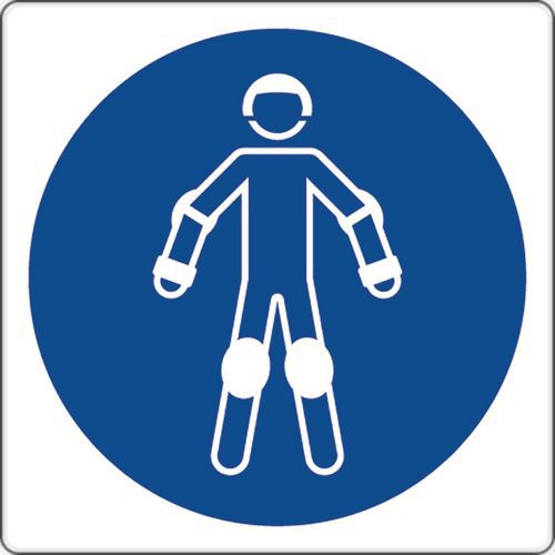 Panneau obligation - Port protections de roller - Aluminium