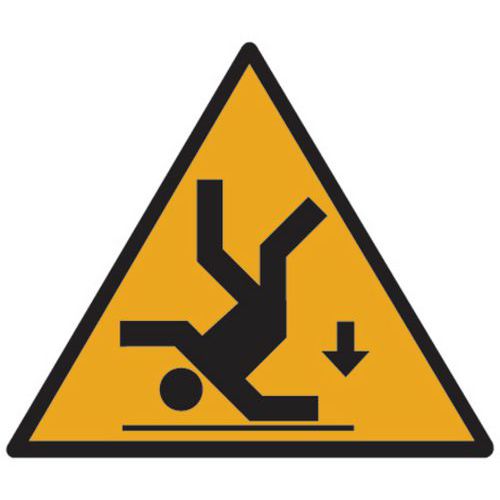 Panneau Danger Risque De Chute Aluminium Manutan Fr Panneau Danger Risque De Chute Aluminium Manutan Fr
