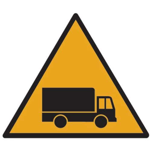 Panneaux horizontaux - Danger : Sortie de véhicules