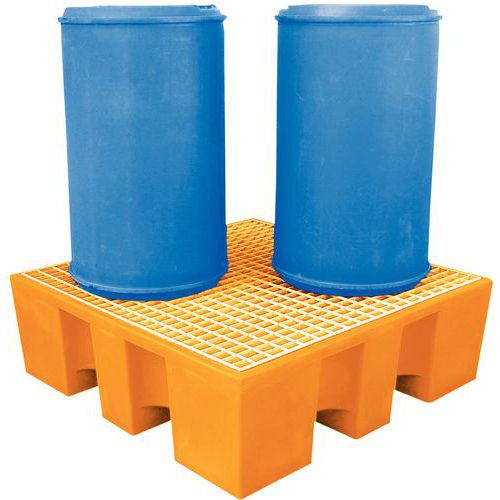 Palette de rétention - 450 L - Manutan Palette de rétention - 450 L - Manutan
