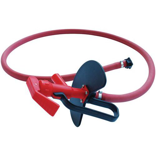 Pistolet de distribution rouge - Flexible 1.5m - Non alimentaire - Usage professionnel
