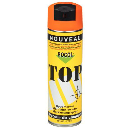 Traceur De Chantier Top Orange Avec Capot De S Ecurite