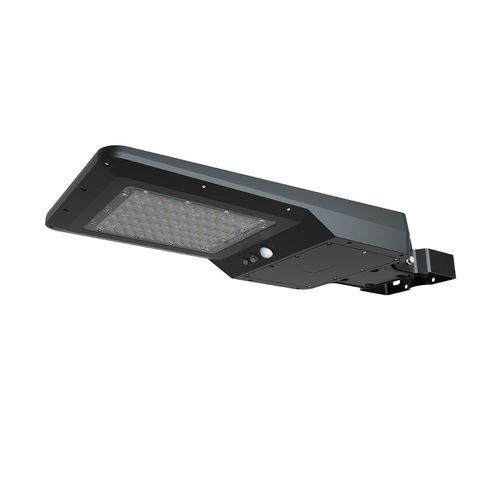 Velamp - Réverbère Solaire 40W - 4800 Lumens, Détecteur Mouvement, IP65, Noir - Éclairage Puissant et Économique