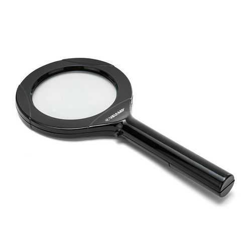 Velamp - Lampe Loupe Lumineuse COB 3 LED Noir - Grossissement 3x - 20 lm - Idéale pour Travaux Précis
