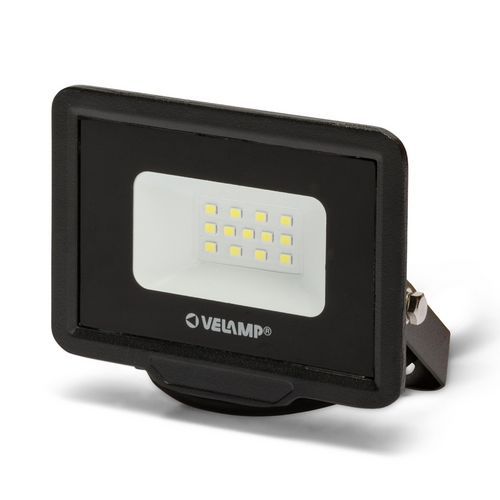 Velamp - Projecteur LED 10W Polyvalent - Blanc Froid - 800 lm - IP65 - Mobile - Résistant aux Chocs