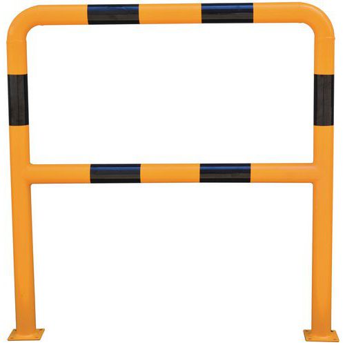 Barrière De Sécurité à Platine Ø 38 Mm L 1m - Jaune/noir