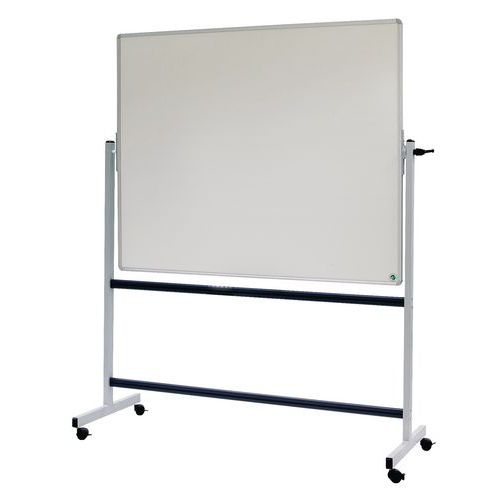 Tableau Pivotant à Axe Horizontal 100x200 Cm Cadre Gris