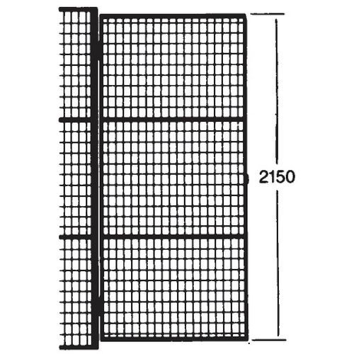 Porte Battante En Grillage H Ht:2.20 M L Ht:1.20 M