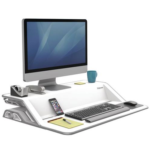 Fellowes Plate-forme Assis-debout Lotus Blanc