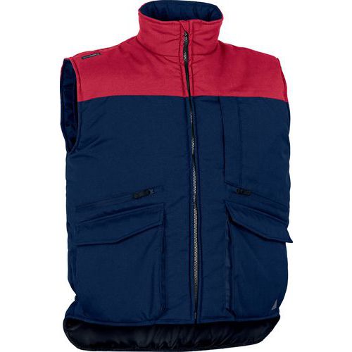 Gilet De Travail Multipoches Bleu Marine/rouge L Sierra2