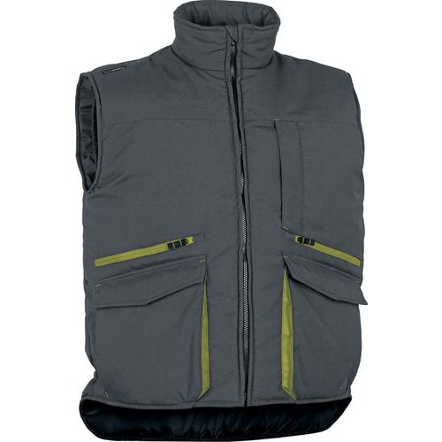 Gilet De Travail Multipoches Gris/vert Xl Sierra2