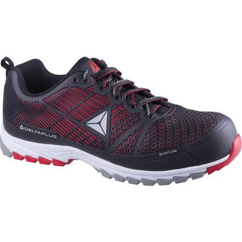 Chaussure Basse Pu/mesh S1p Hro Src Noir/rouge 40 Dsports1p