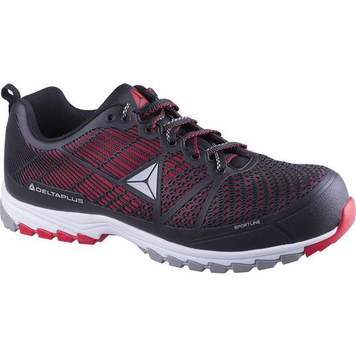 Chaussure Basse Pu/mesh S1p Hro Src Noir/rouge 41 Dsports1p