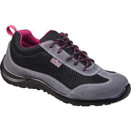 Chaussures Basses Cuir/mesh S1p Src Noir/fuchsia 43 Comos1p