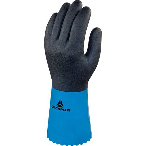 Gants De Manutention Pvc/nitrile Bleu 11 Vv836