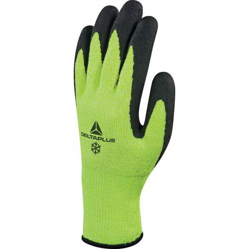 Gants De Manutention Tricot Haute Performance Noir/jaune Fluo 08 Vv737ja