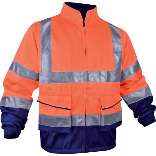 Veste De Travail Haute Visu. Marine/orange Fluo 3xl Phve2
