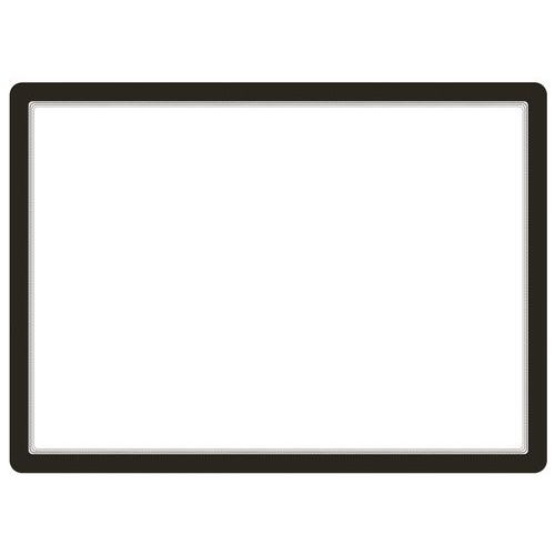 Pochette Cadre D'affichage Adhésive Magneto 500x700 Noir