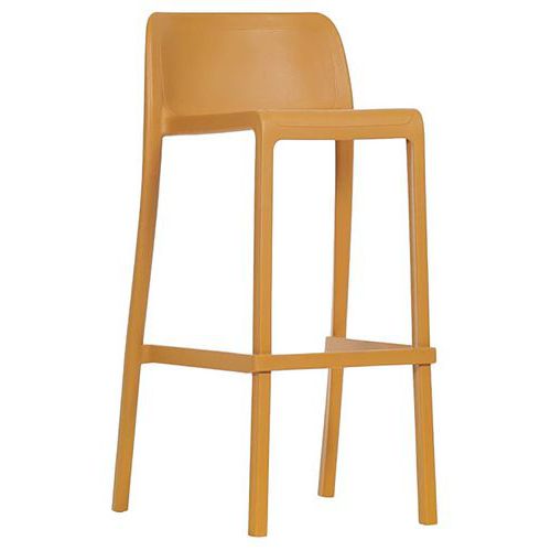 Chaise Haute Attic Polypropylène - Moutarde