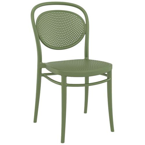 Chaise Marcel Polypropylène - Vert Olive