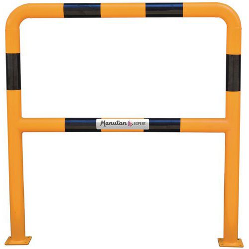 Barrière De Sécurité à Platine Ø 59 Mm L 2m - Jaune/noir