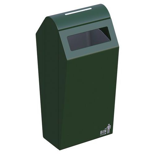Poubelle D'extérieur Binsystem Double Bin 90 Verte
