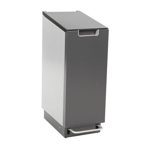 Poubelle Agroalimentaire Connector Bin Kick Grise