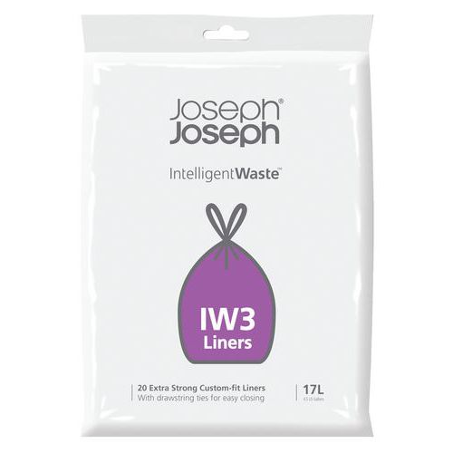 Sac poubelles pour Intelligent Waste IW3 17L_Vepabins Sac poubelles pour Intelligent Waste IW3 17L_Vepabins