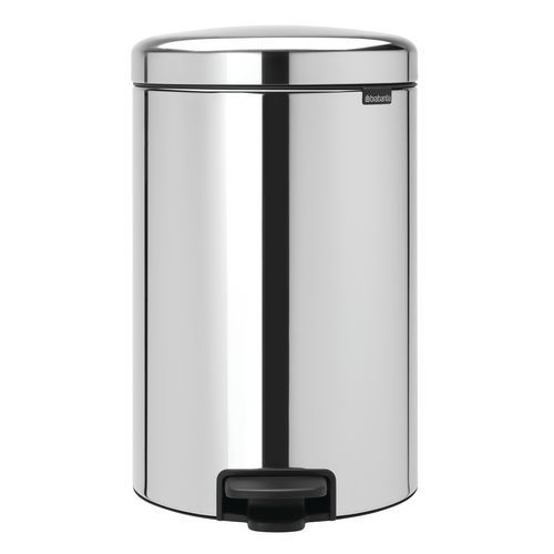 Brabantia 1 Poubelle à Pédale Newicon 20l Avec Liner Métal - Brabantia