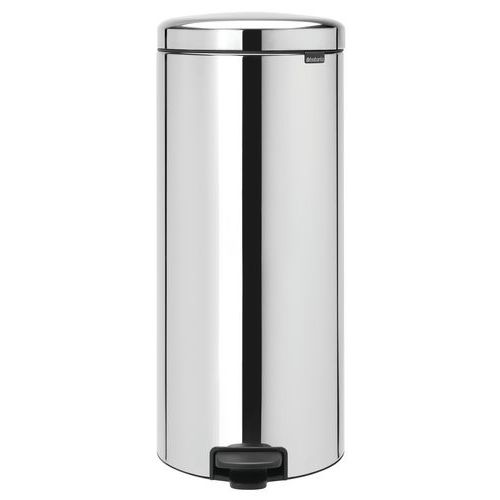 Poubelle à Pédale Brabantia Newicon – Acier Brillant – 30L – 114366 – Neuf