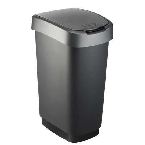 Poubelle Twist 50l Noire