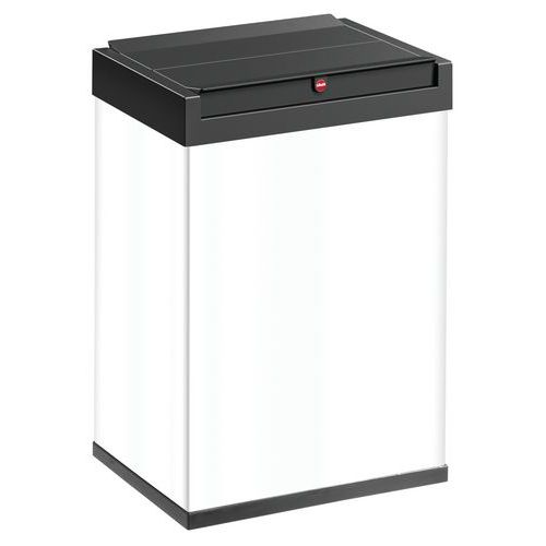 Poubelle Hailo Poubelle De Cuisine Grand Volume 35L Big-Box Swing L Coloris - Inox
