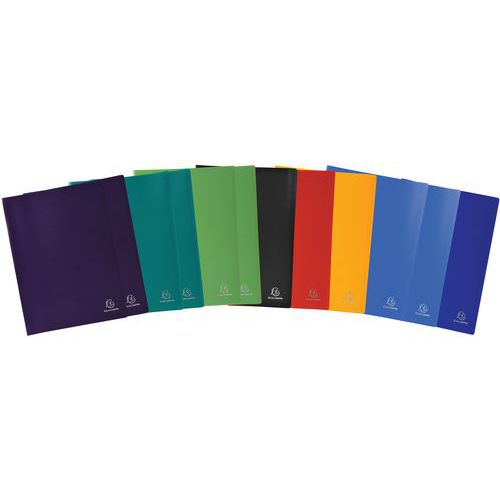 Jeu De 12 Protege-docs Pp Opaque Souple Assorties 100 Vues
