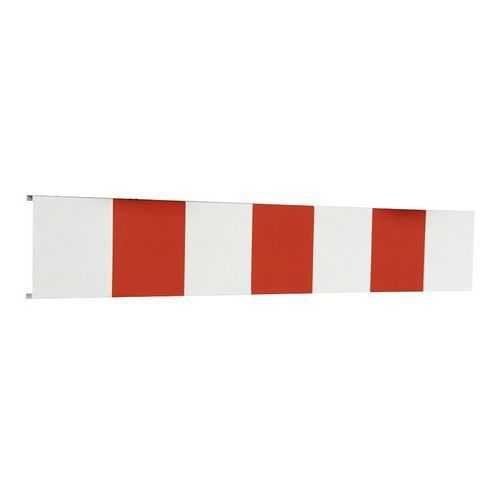 Kelias - Panneau Fin de Chantier Rectangle Acier Galvanisé 1400x200mm T2 DG - Signalisation Durable
