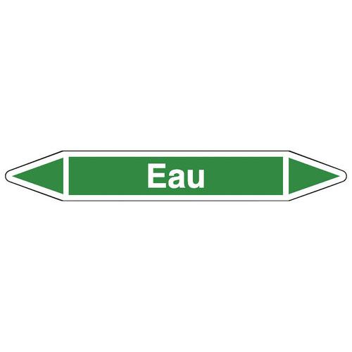 Brady - Marquage tuyauterie Eau B-7520 - Rouleau 250x3300mm Vert - Polyester Durable