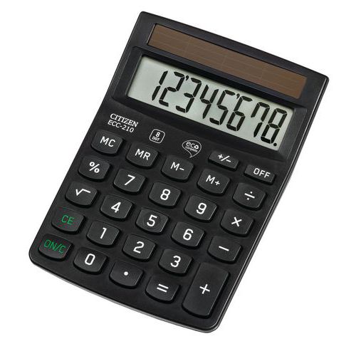 Calculatrice De Table Citizen Eco Complete Serie Ecc 210
