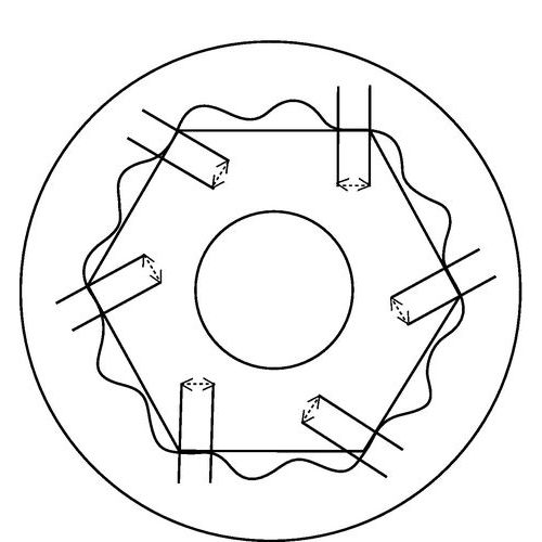 surface de contact augmentée sur les faces de l'écrou surface de contact augmentée sur les faces de l'écrou