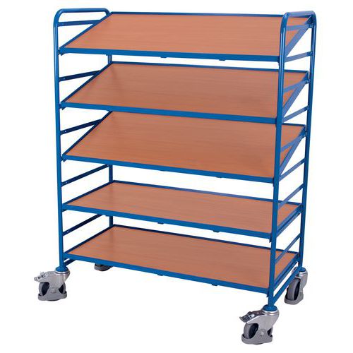 Chariot Acier L1240 Pour Bacs - Plateaux - 250kg - Variofit